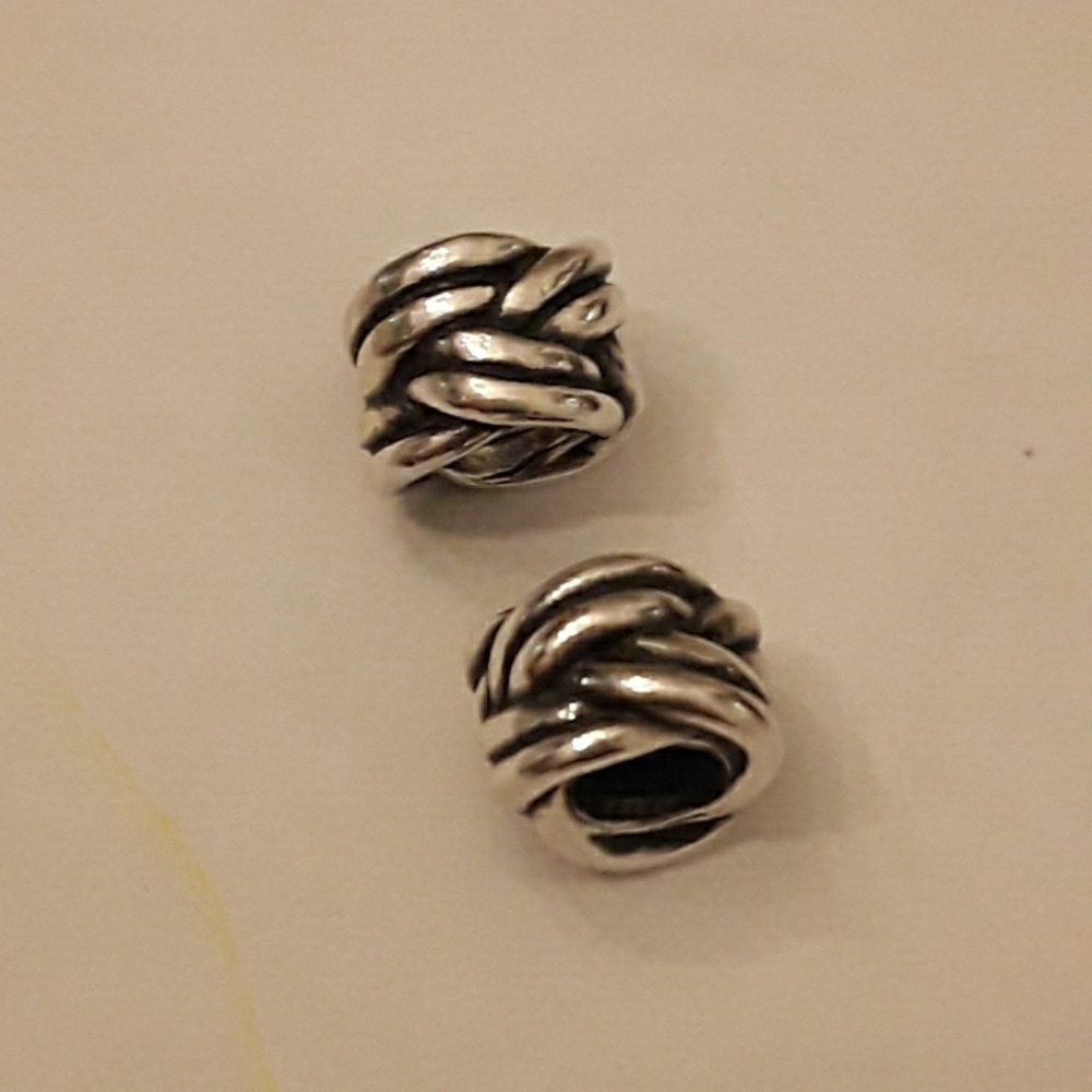 Pandora Forget me Knots charm set of 2  925 ALE